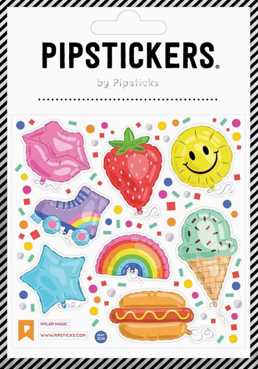 Pipsticks Mylar Magic Stickers