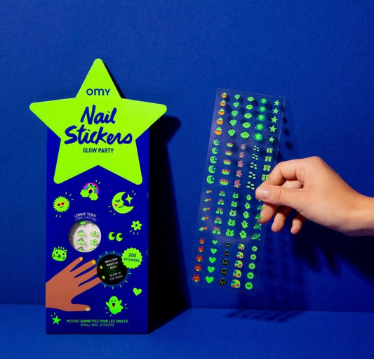 Glow Party Nail Stickers